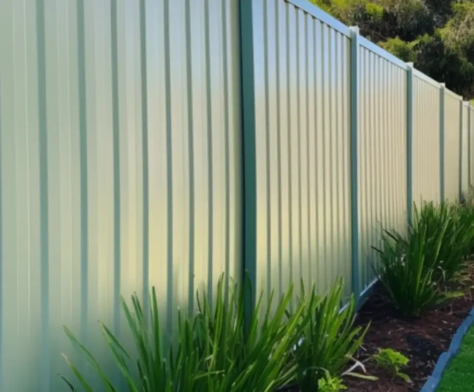 White Colorbond fence for a property in Rockhampton