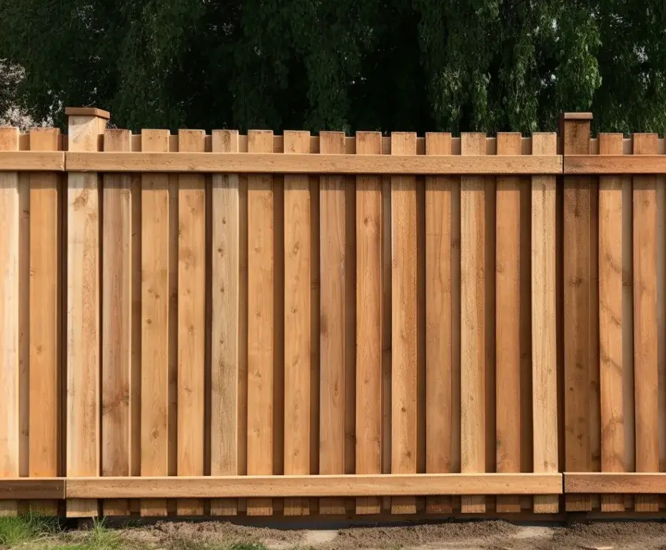 Timber fence securing a property in Rockhampton