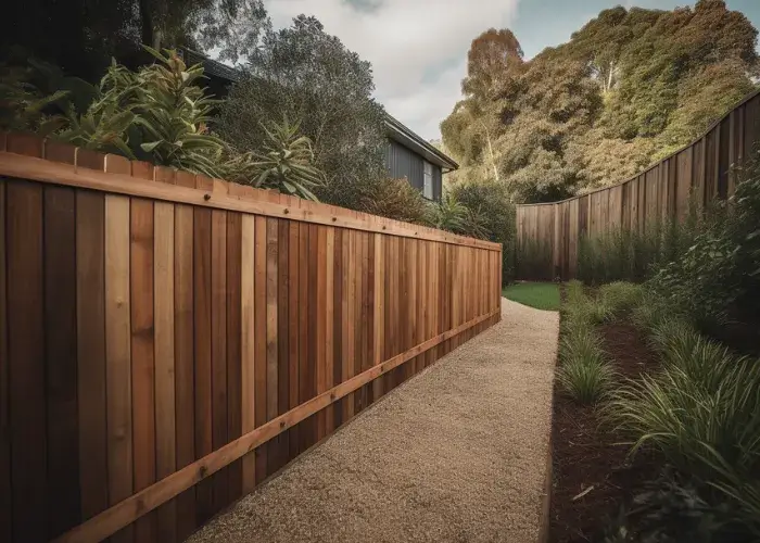 Wooden classic fence by Absolute Fencing Rockhampton